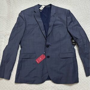 NWT Express Extra Slim Fit Navy Blue Blazer Men’s Size 44R